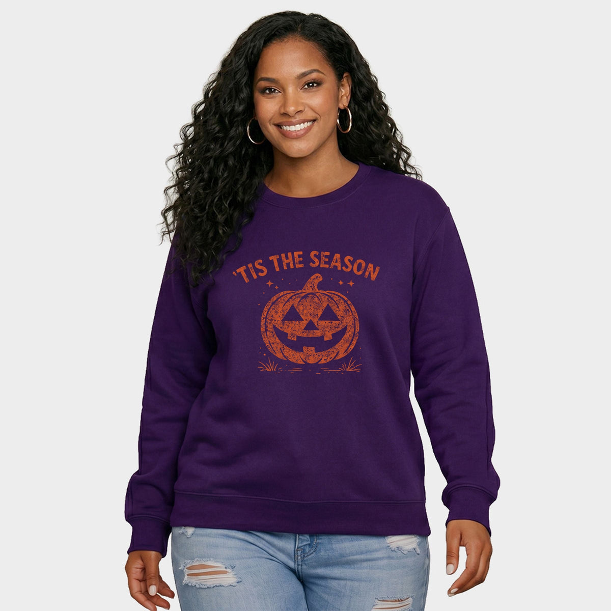 Tis The Season Jack O Lantern - Women's Graphic Sweatshirt product image 4