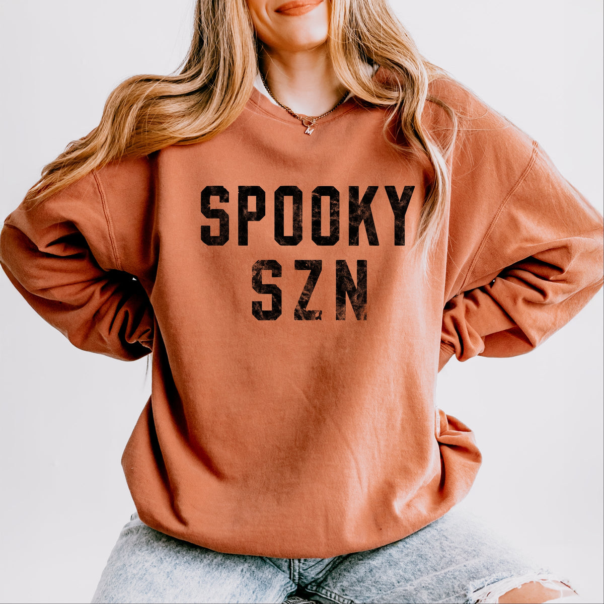 Spooky SZN Varsity - Women's Lightweight Garment Dyed product image 1