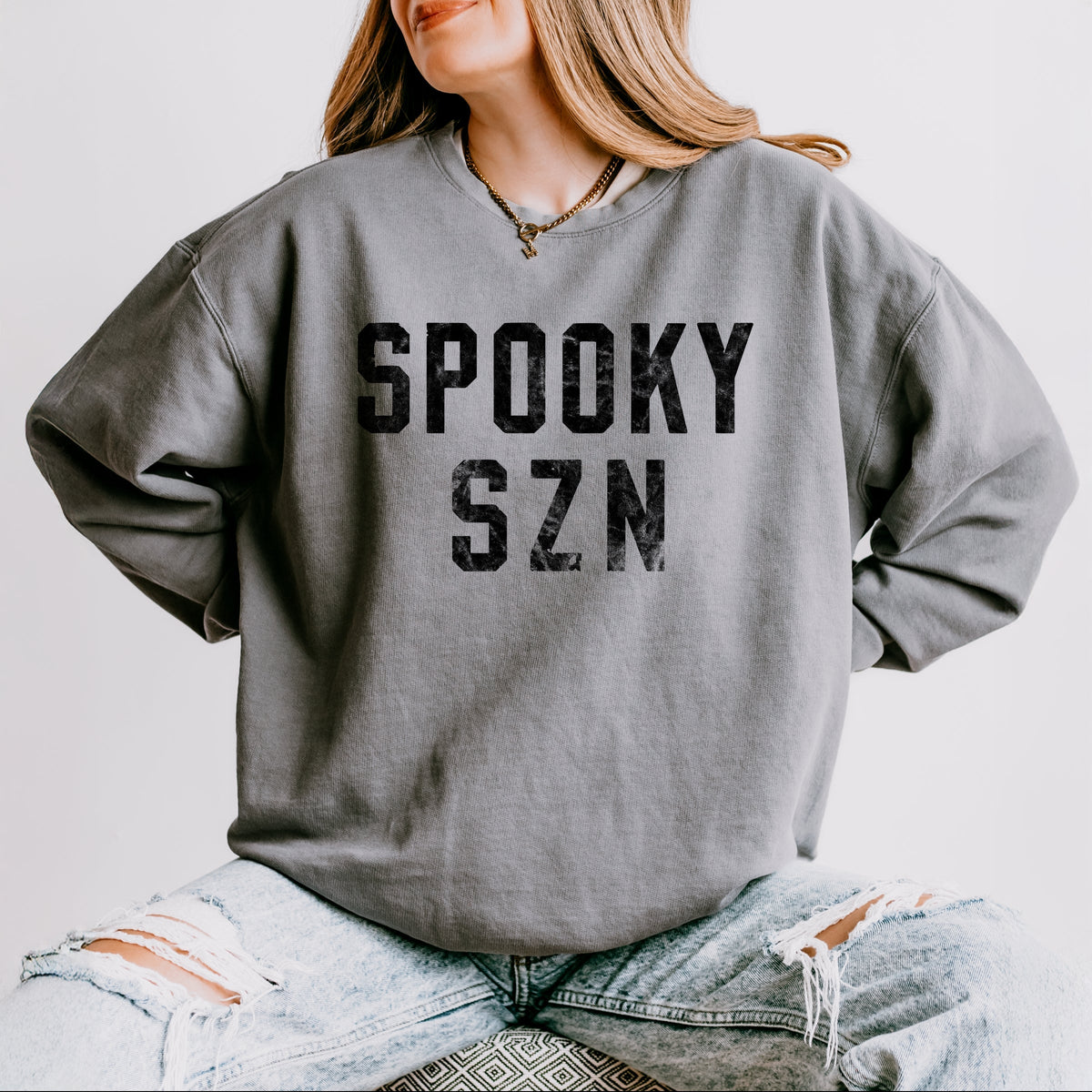 Spooky SZN Varsity - Women's Lightweight Garment Dyed product image 3