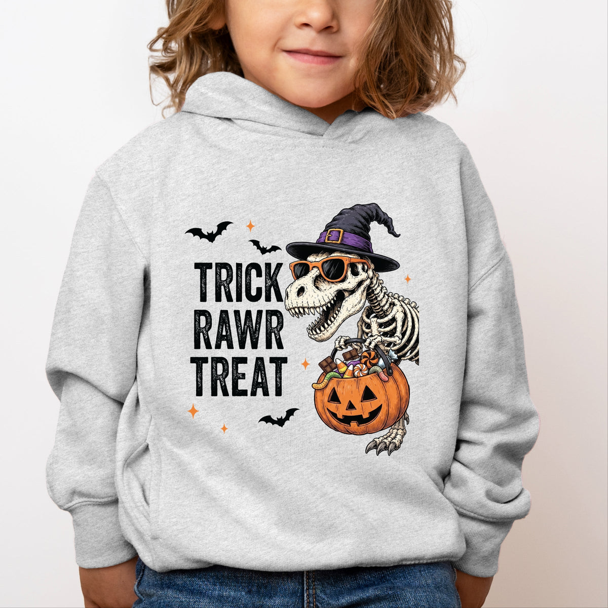 Trick Rawr Treat Dino - Toddler Hoodie product image 4