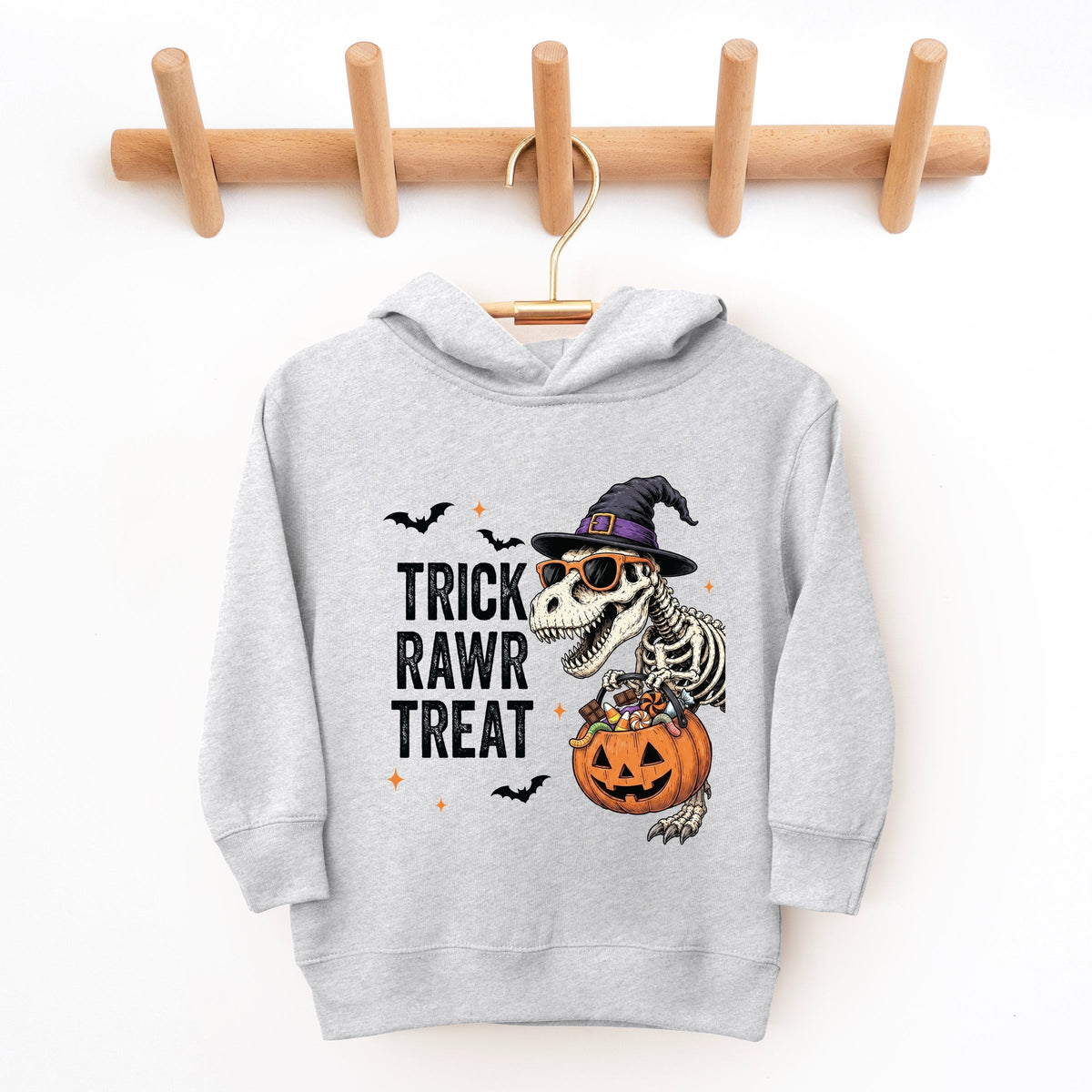 Trick Rawr Treat Dino - Toddler Hoodie product image 5