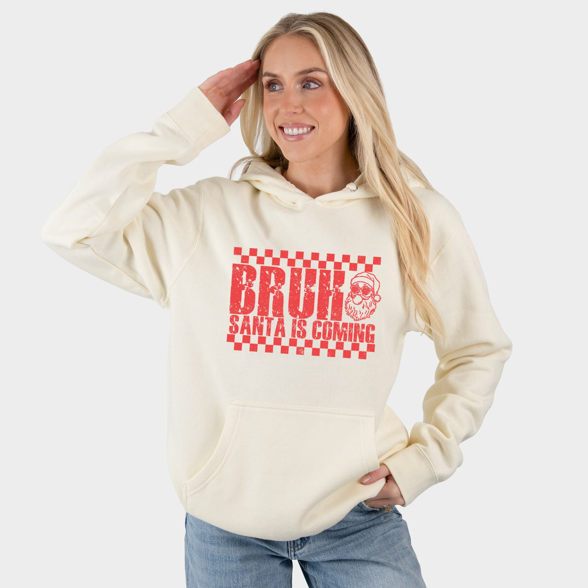 Bruh Santa is Coming - Women's Graphic Hoodie product image 4