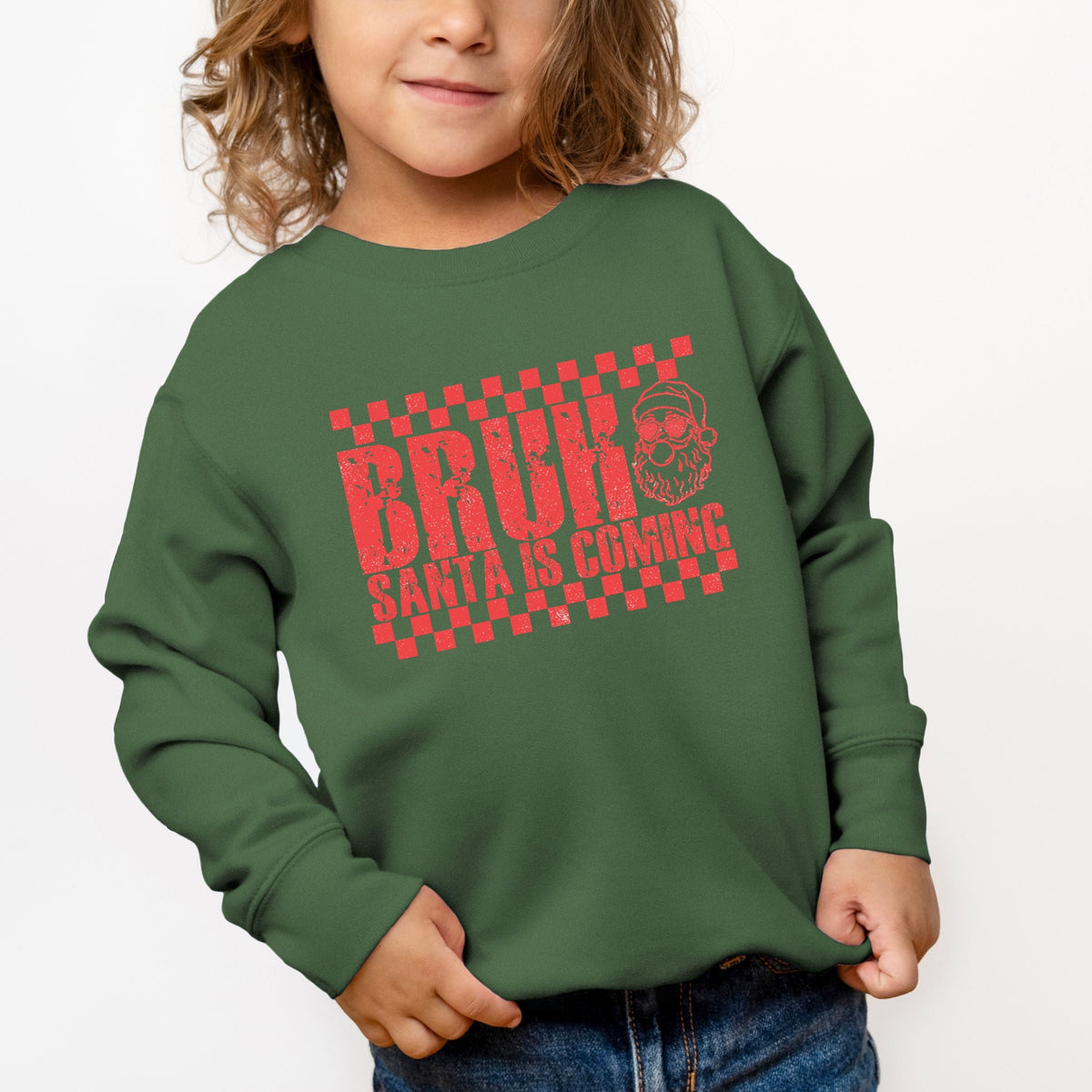 Bruh Santa is Coming - Toddler Graphic Sweatshirt product image 4