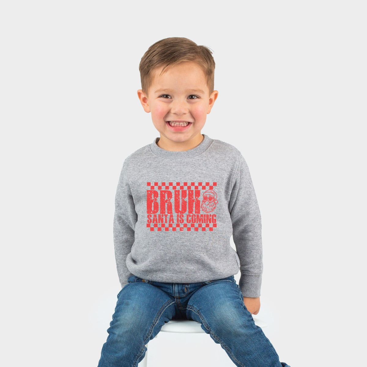 Bruh Santa is Coming - Toddler Graphic Sweatshirt product image 1