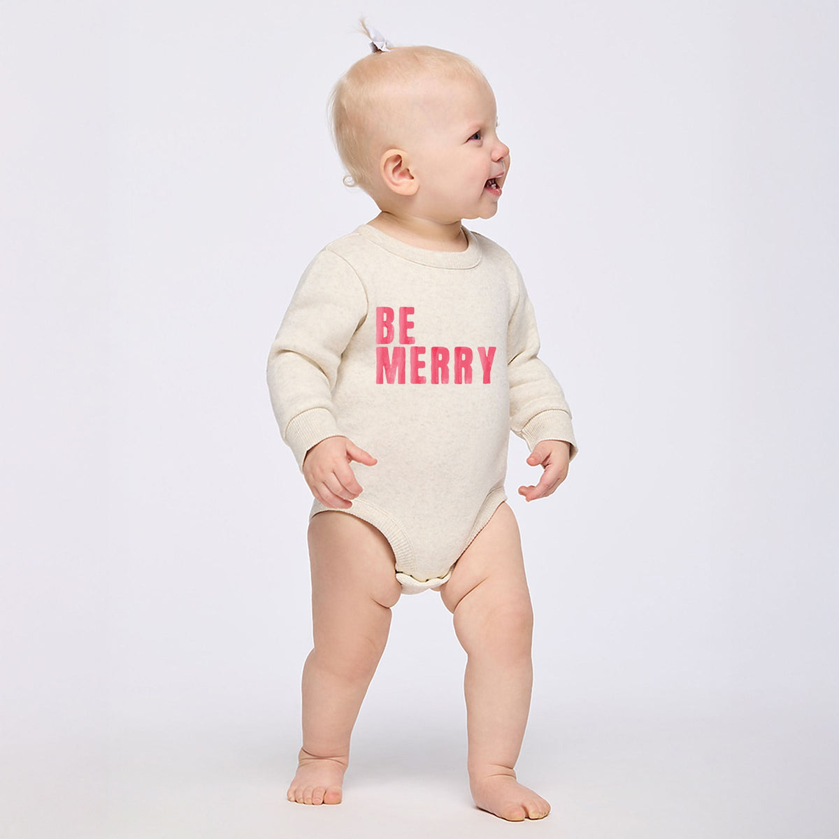 Be Merry Watercolor - Infant Fleece BodySuit