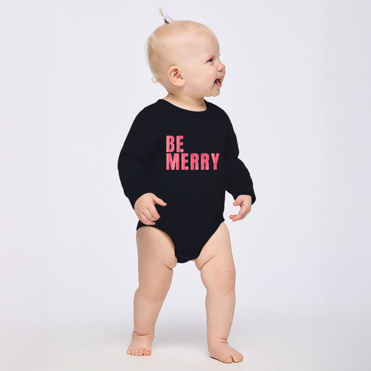 Be Merry Watercolor - Infant Fleece BodySuit