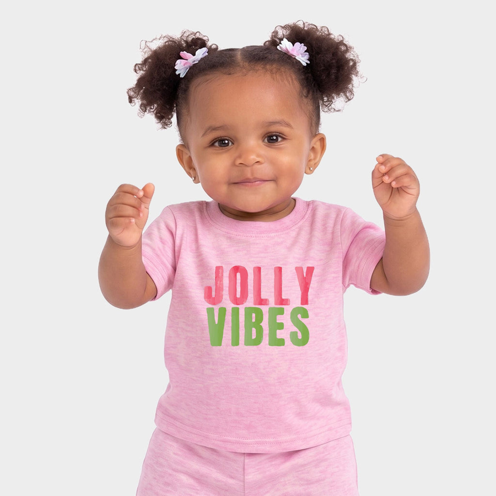 Jolly Vibes Watercolor - Infant Jogger Pant Crew Set