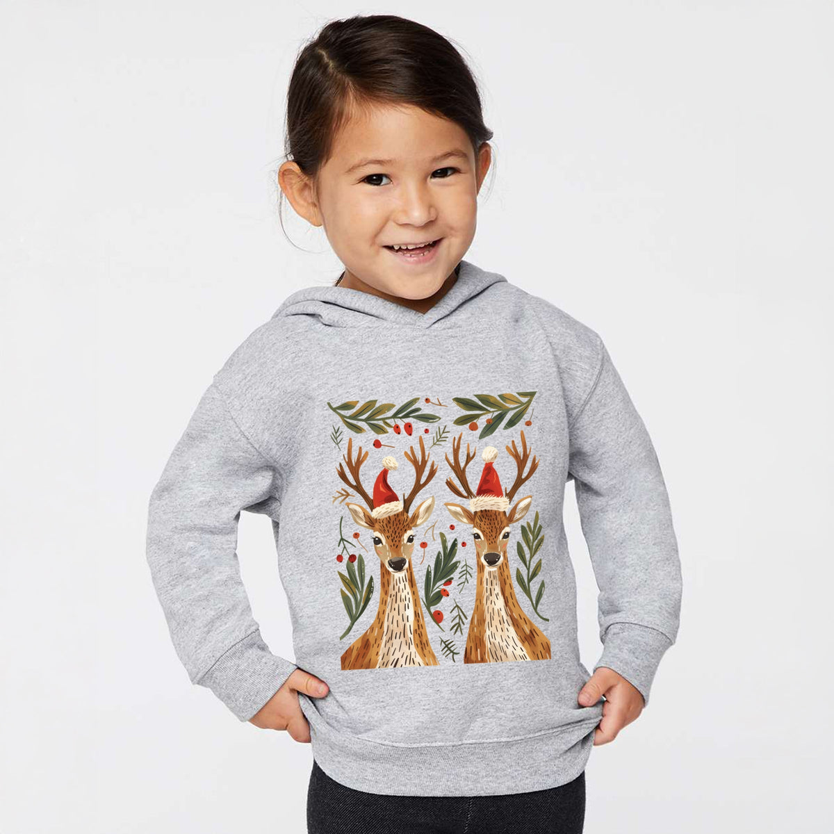 Christmas Deer Pair - Toddler Hoodie product image 4