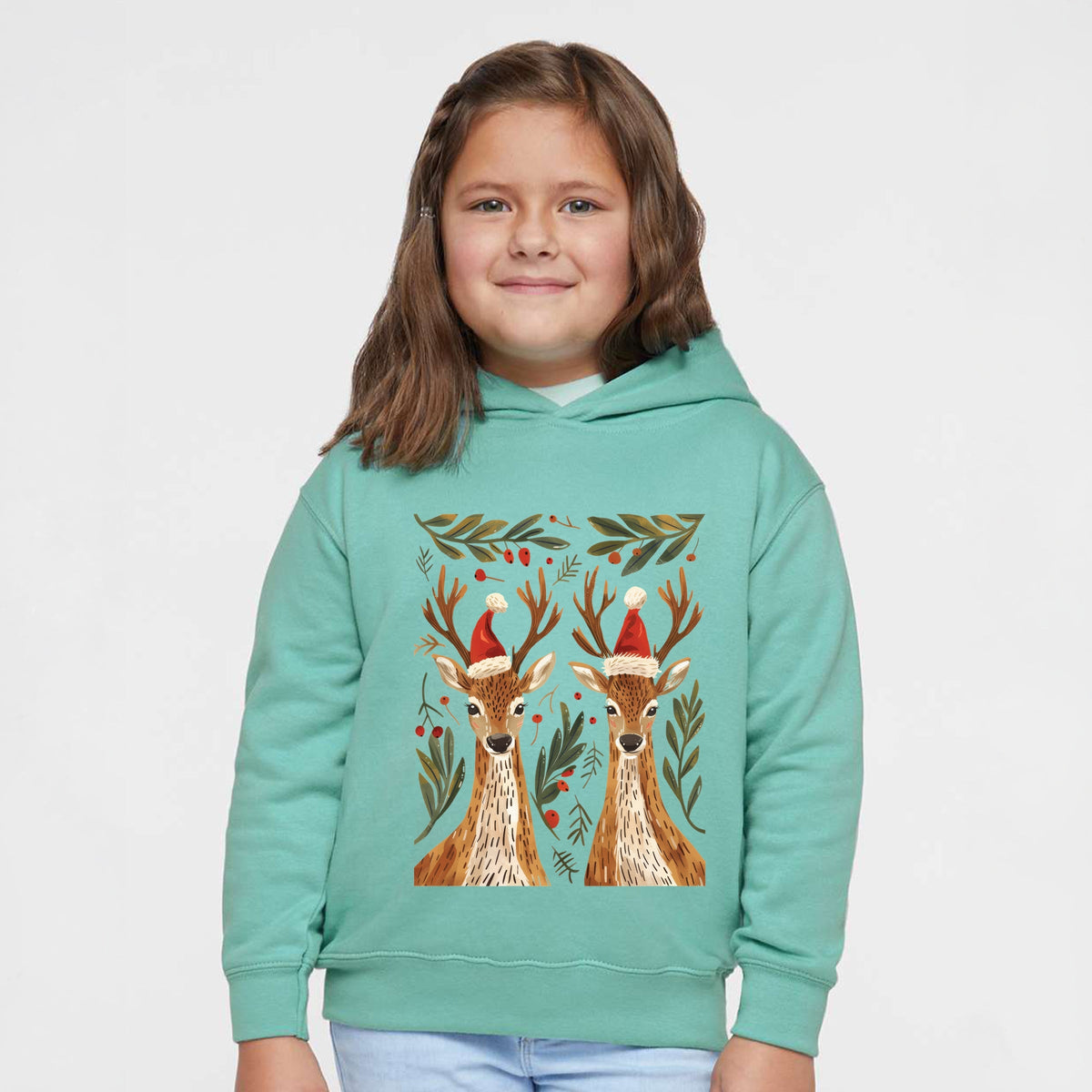 Christmas Deer Pair - Toddler Hoodie product image 1