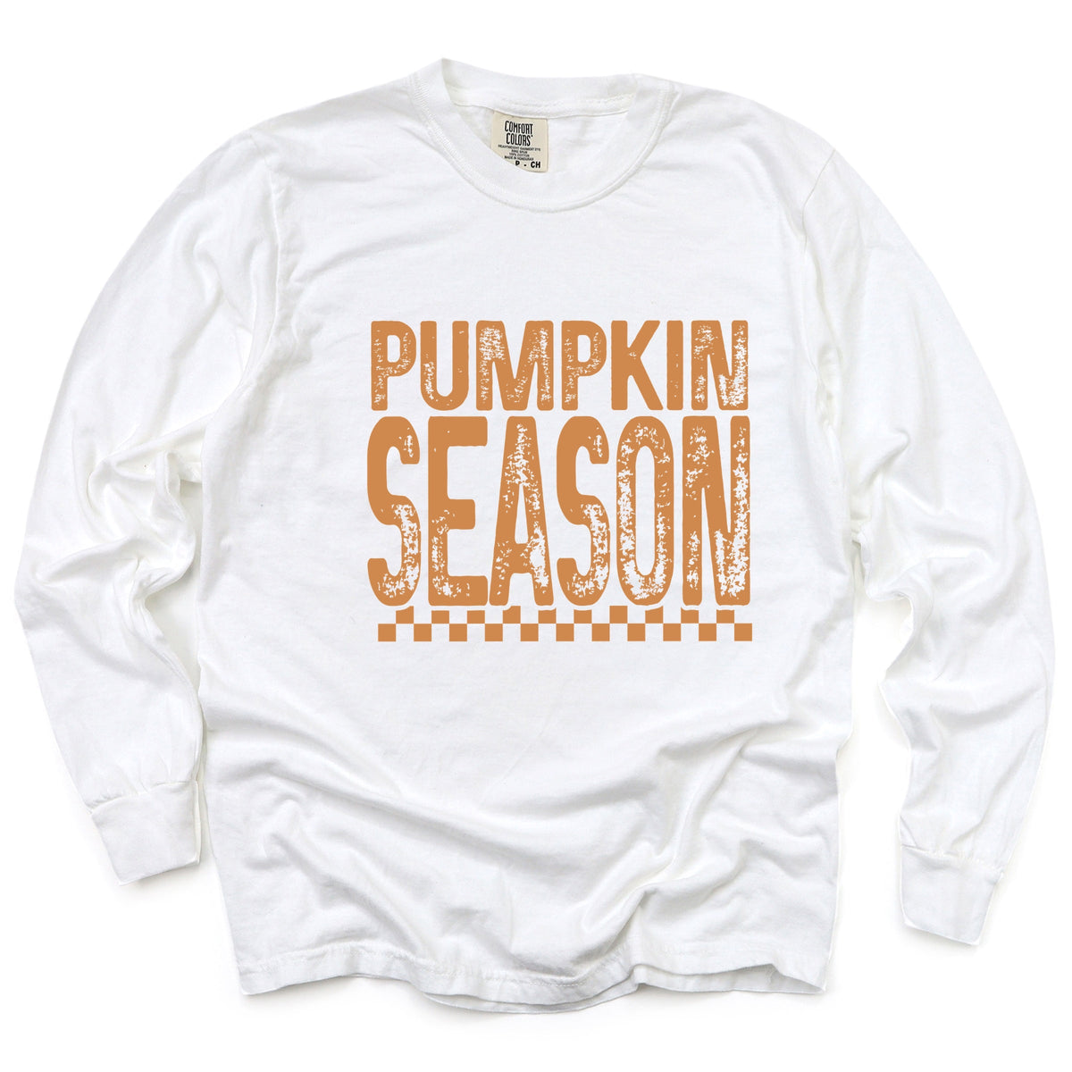 Pumpkin Season Checkered Distressed - Women's Garment Dyed product image 8