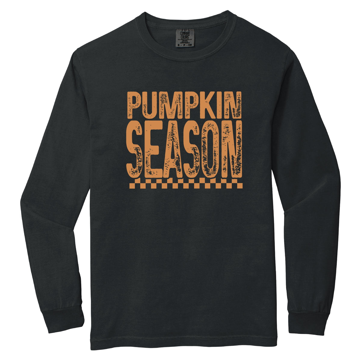 Pumpkin Season Checkered Distressed - Women's Garment Dyed product image 6