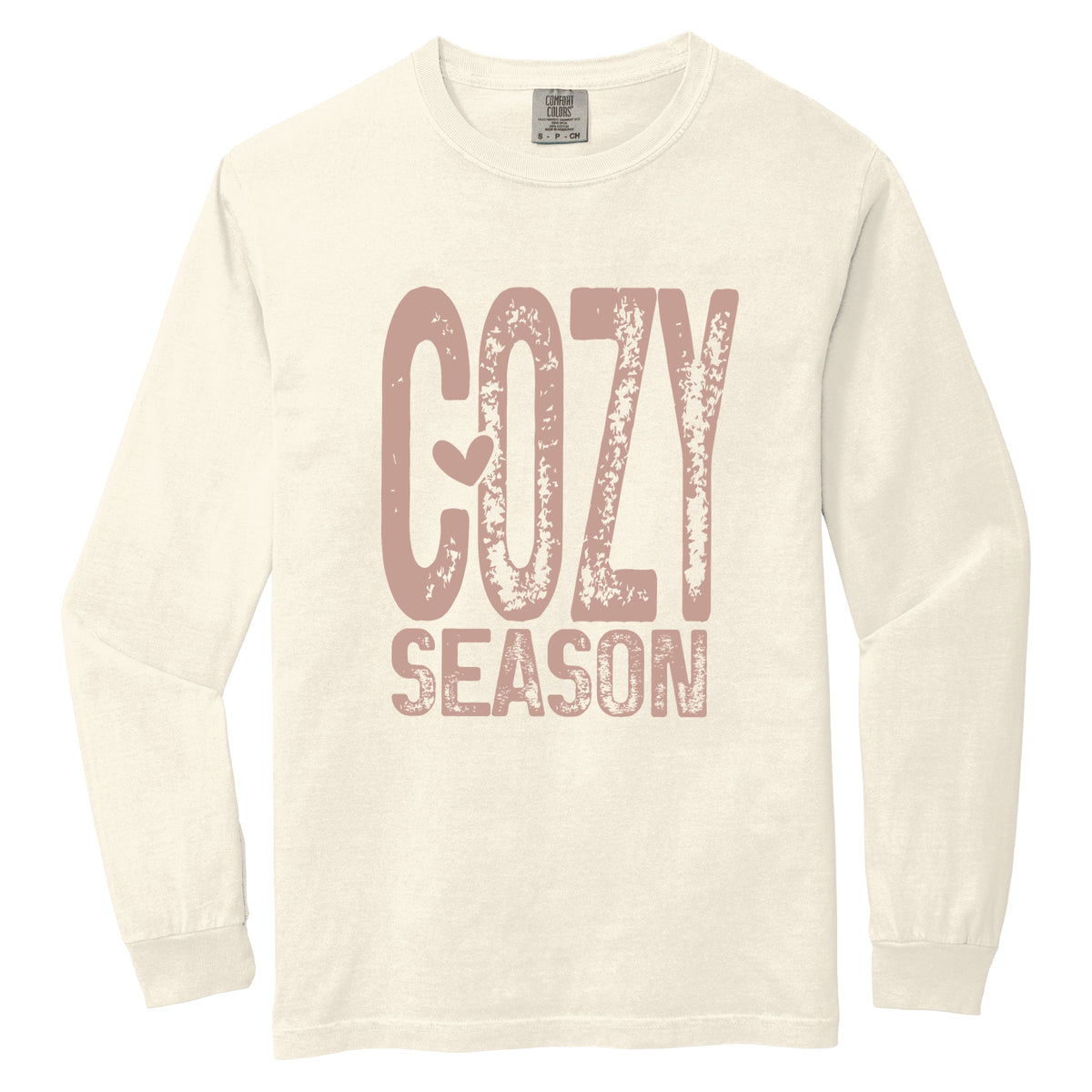 Cozy Season Heart - Women's Garment Dyed Long Sleeve product image 10