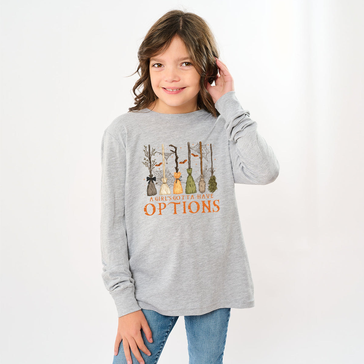 Girl's Gotta Have Options - Youth Long Sleeve Graphic product image 4