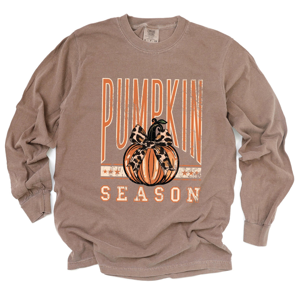 Pumpkin Season Stars - Women's Garment Dyed Long Sleeve product image 2