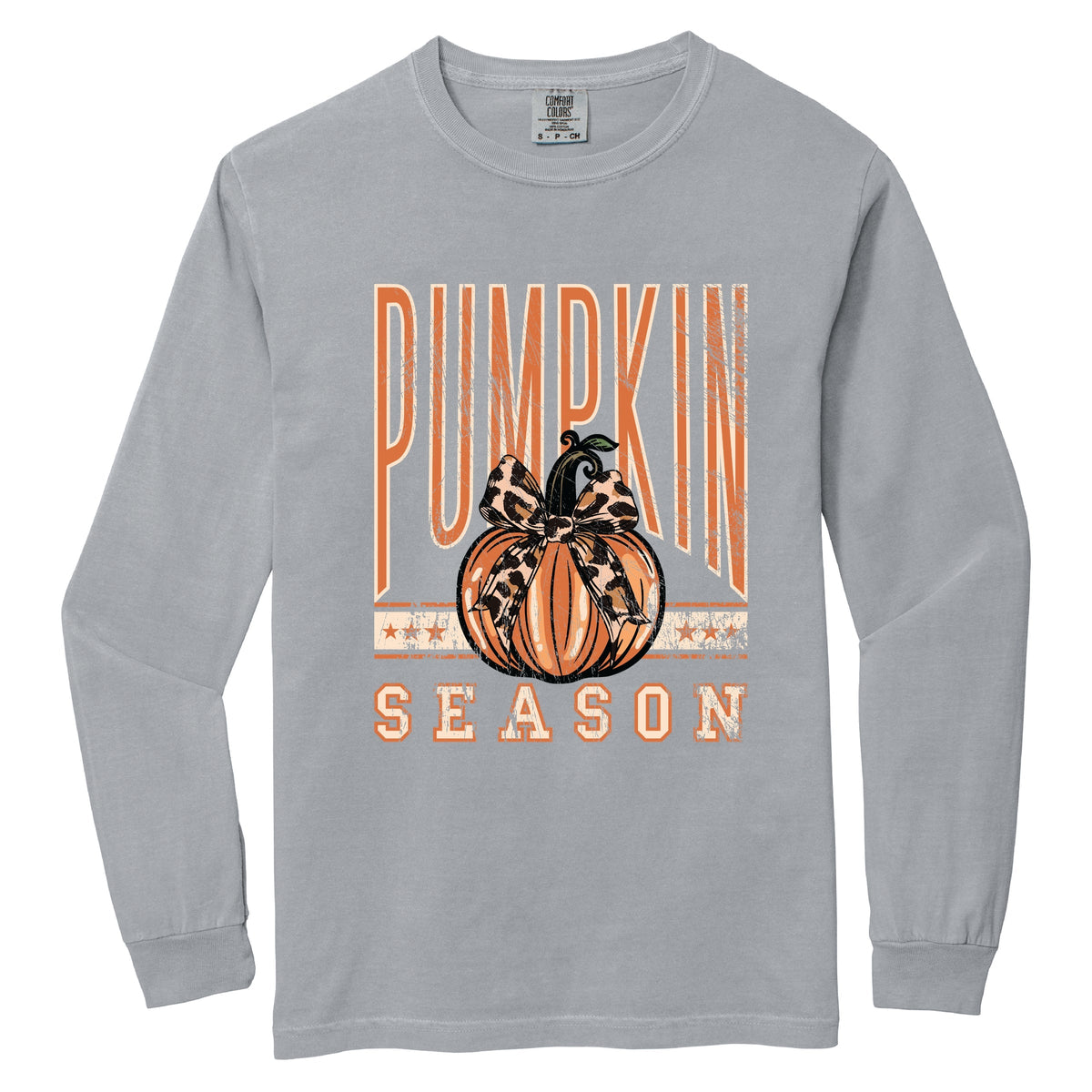 Pumpkin Season Stars - Women's Garment Dyed Long Sleeve product image 5