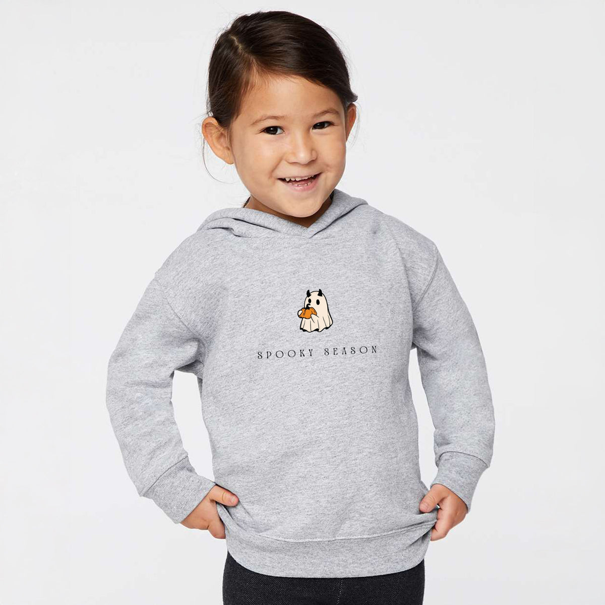 Spooky Season Pumpkin Ghost - Toddler Hoodie product image 4