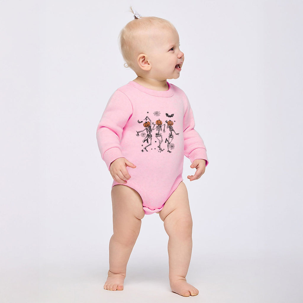 Dancing Skeleton Trio - Infant Fleece BodySuit