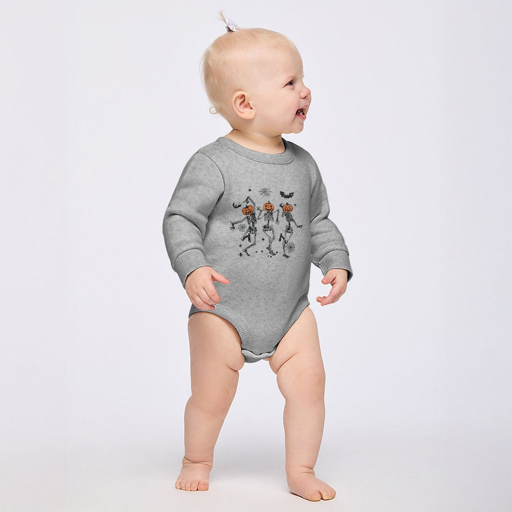 Dancing Skeleton Trio - Infant Fleece BodySuit