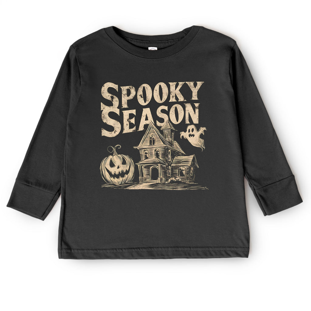 Spooky Season Haunted House - Toddler Long Sleeve Graphic product image 5