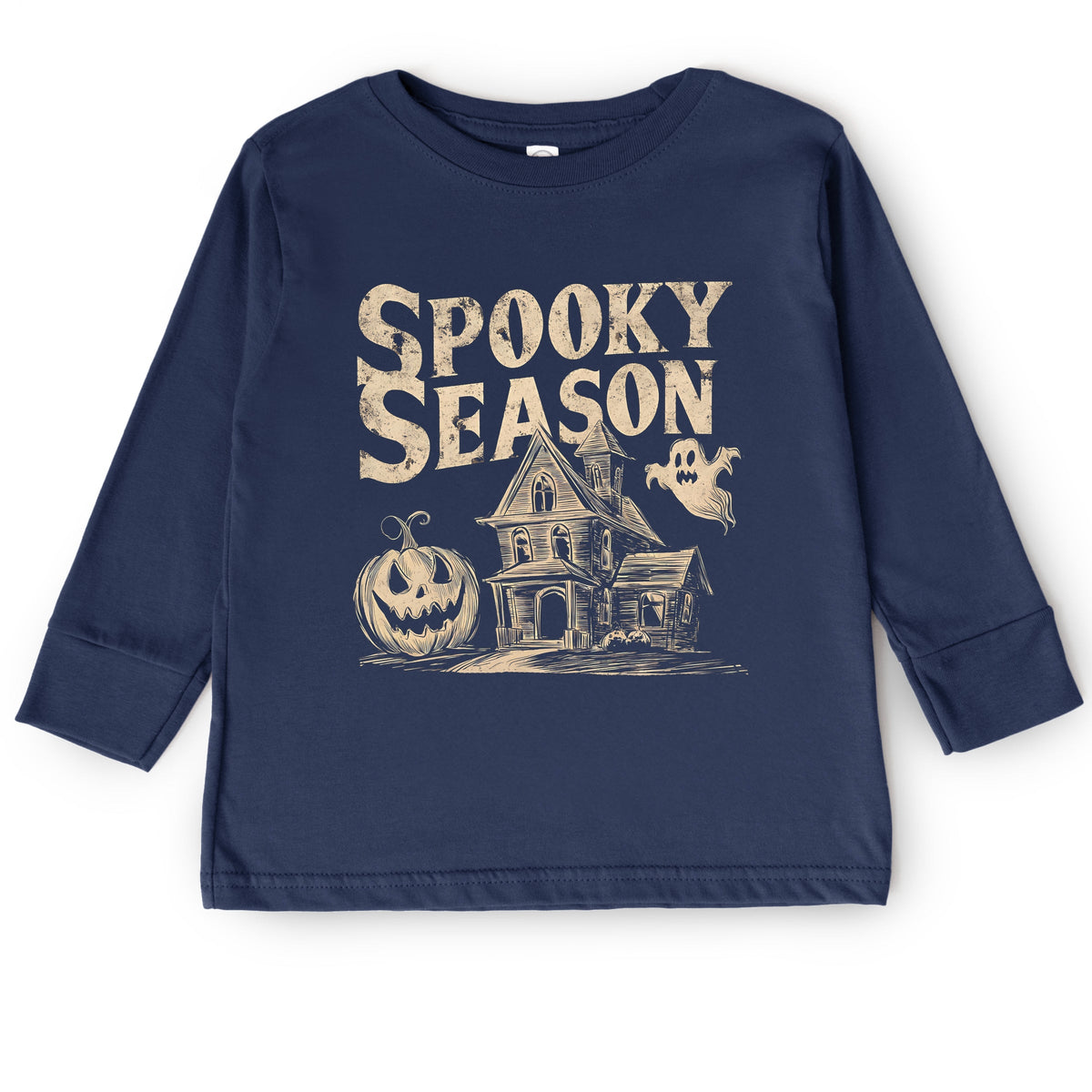 Spooky Season Haunted House - Toddler Long Sleeve Graphic product image 8