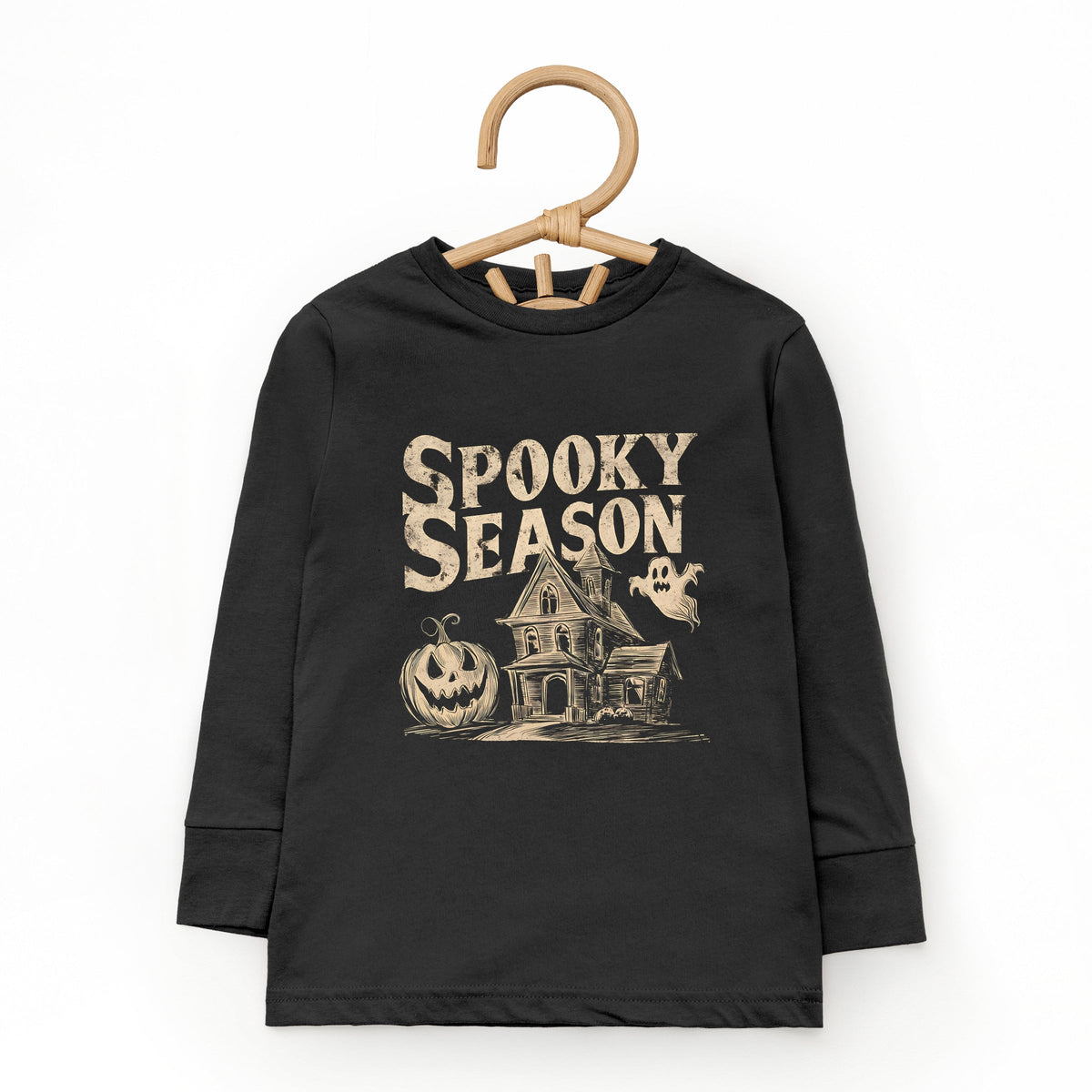 Spooky Season Haunted House - Toddler Long Sleeve Graphic product image 4