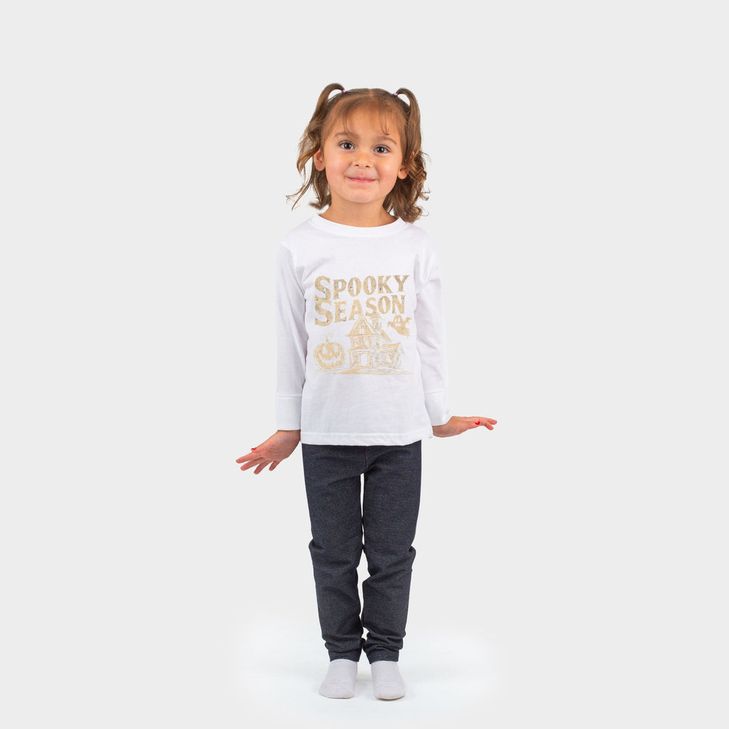 Spooky Season Haunted House - Toddler Long Sleeve Graphic product image 1