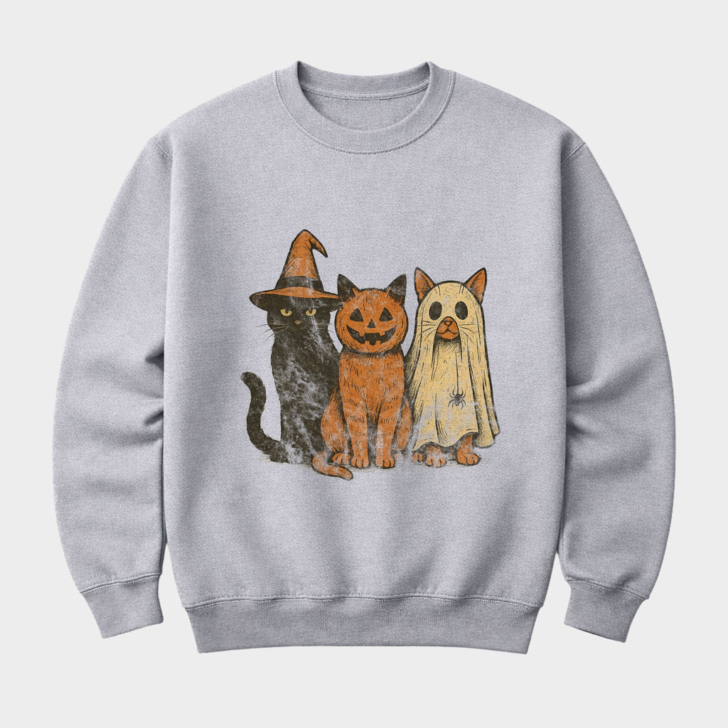 Halloween Cat Trio - Women's Graphic Sweatshirt product image 3