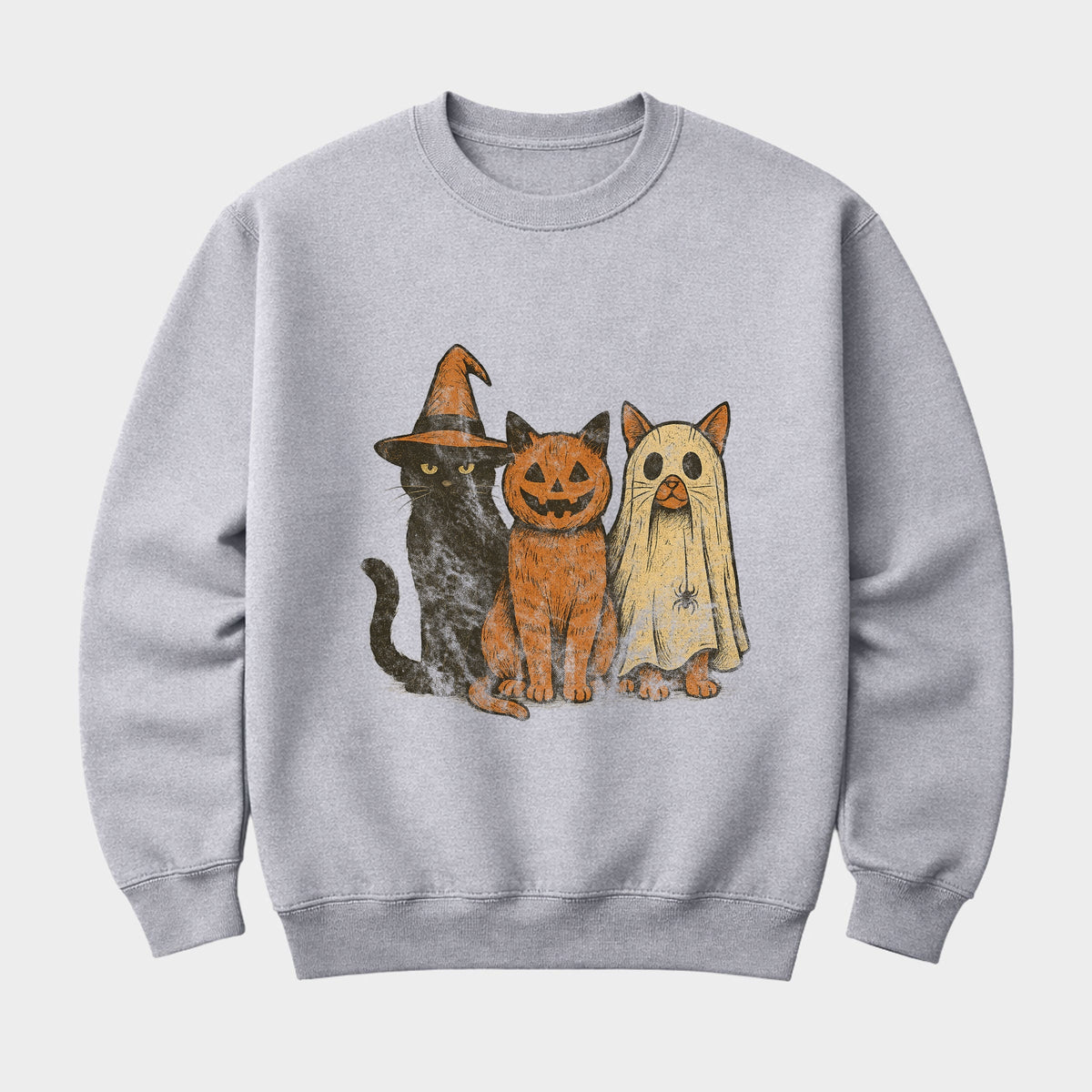 Halloween Cat Trio - Women's Graphic Sweatshirt product image 3