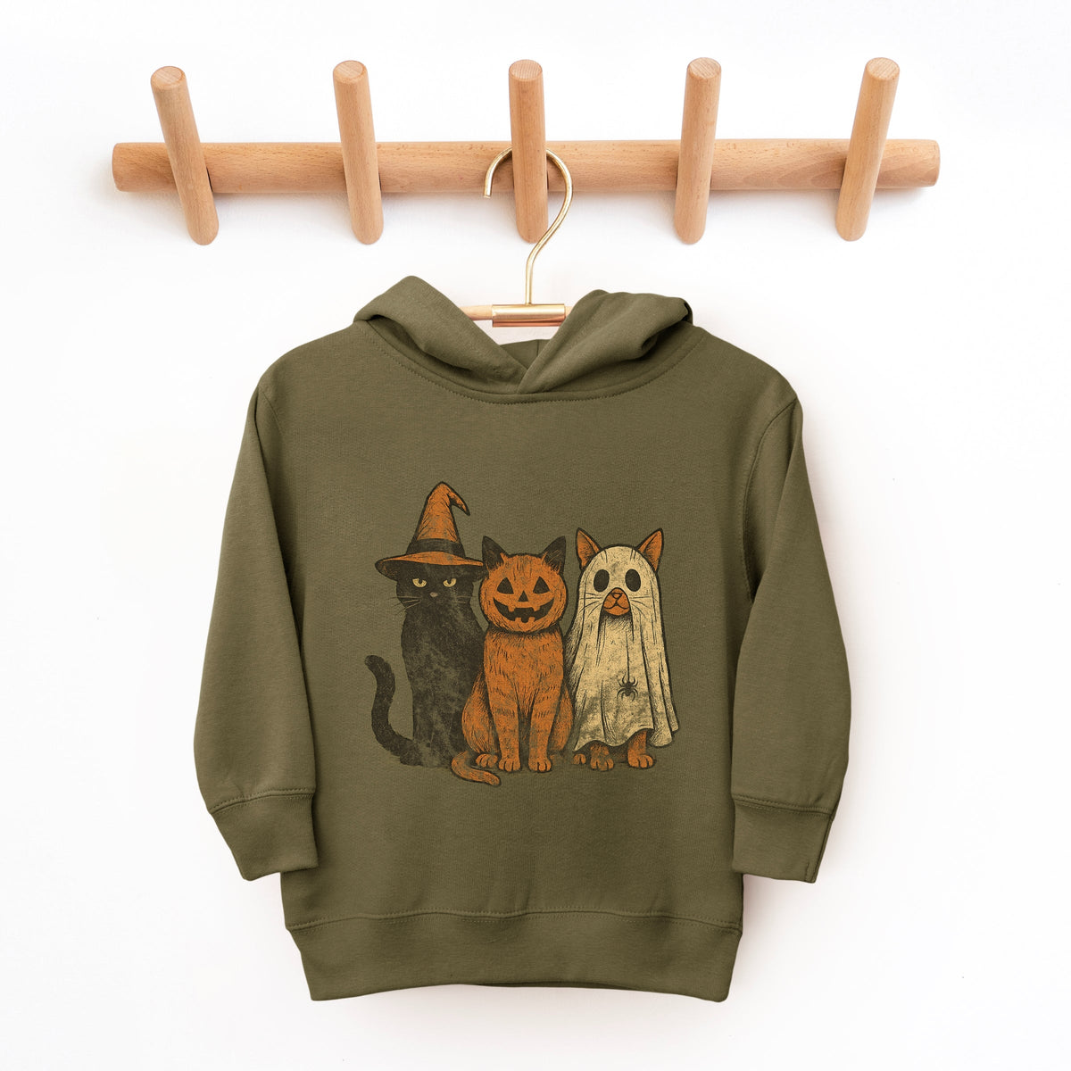 Halloween Cat Trio - Toddler Hoodie product image 1