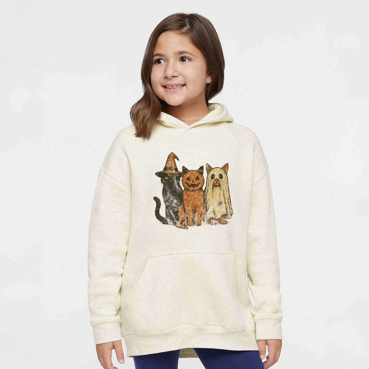 Halloween Cat Trio - Youth Graphic Hoodie product image 1