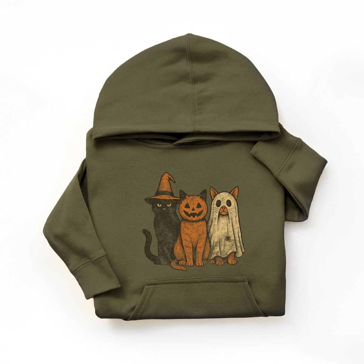 Halloween Cat Trio - Youth Graphic Hoodie product image 5
