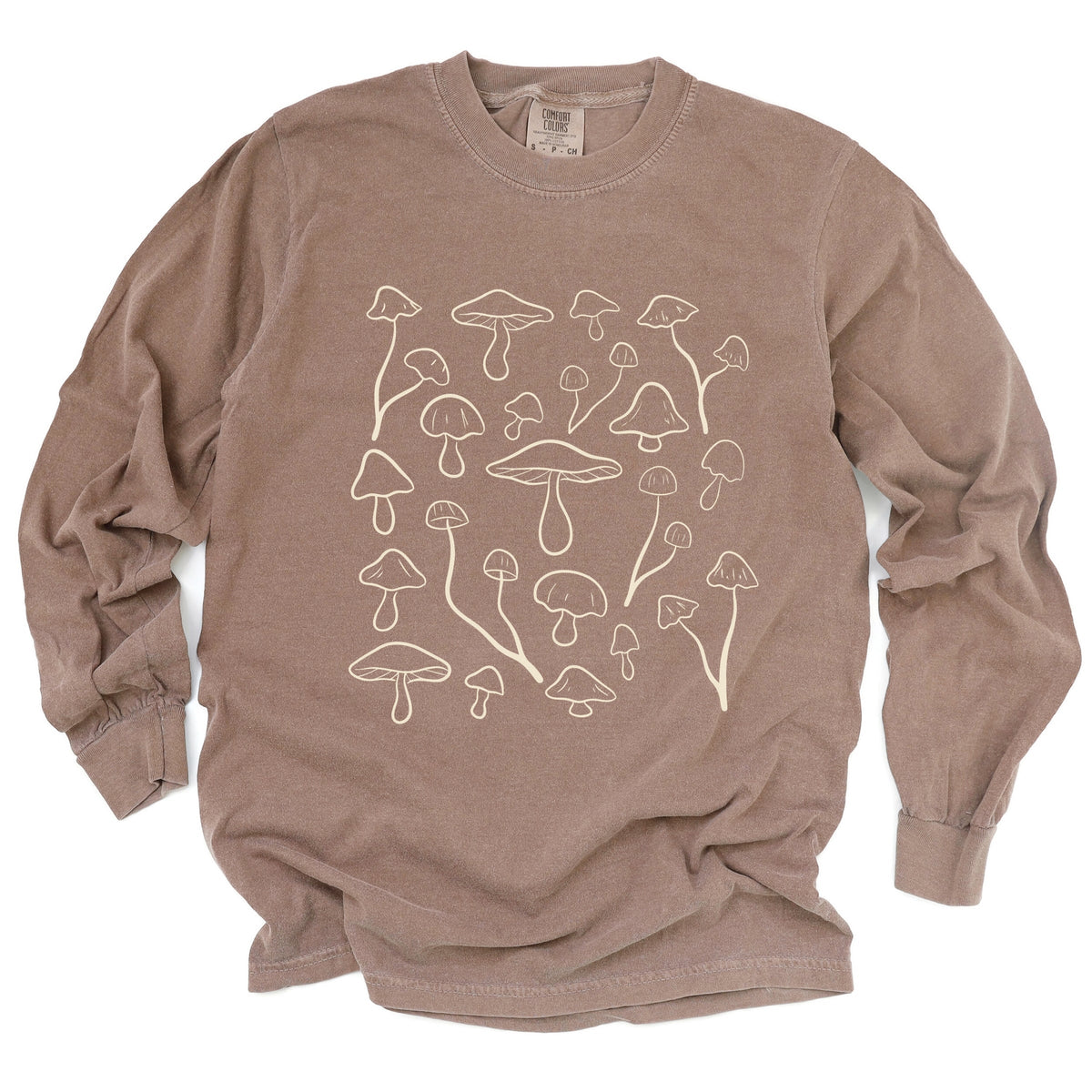 Woodland Mushrooms - Women's Garment Dyed Long Sleeve product image 2