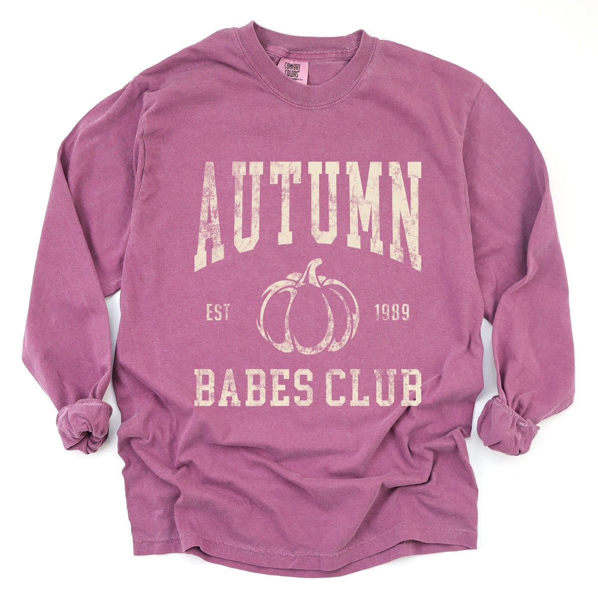 Autumn Babes Club Pumpkin - Women's Garment Dyed Long product image 4