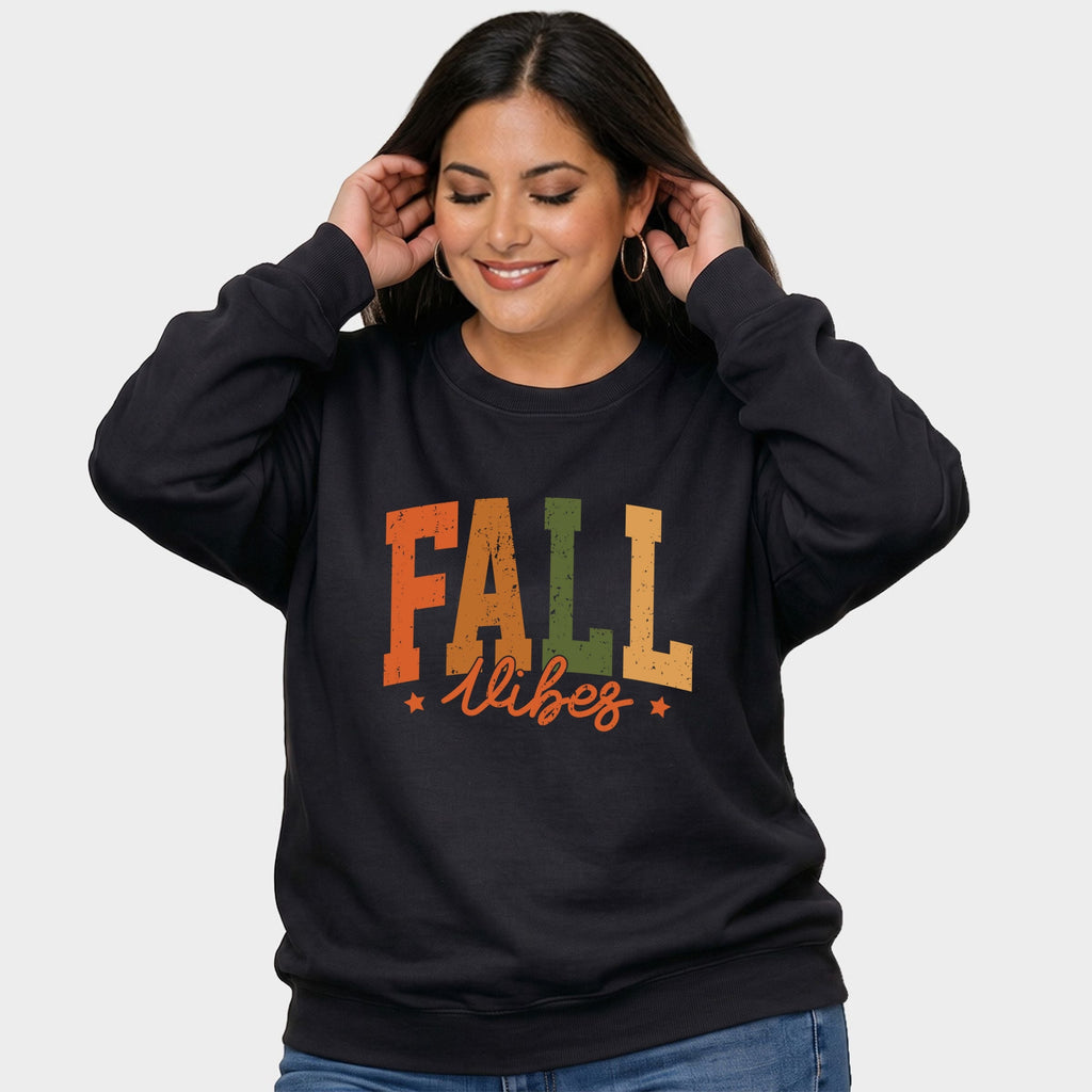 Fall Vibes Multi - Women's Plus Sized Graphic Sweatshirt product image 5