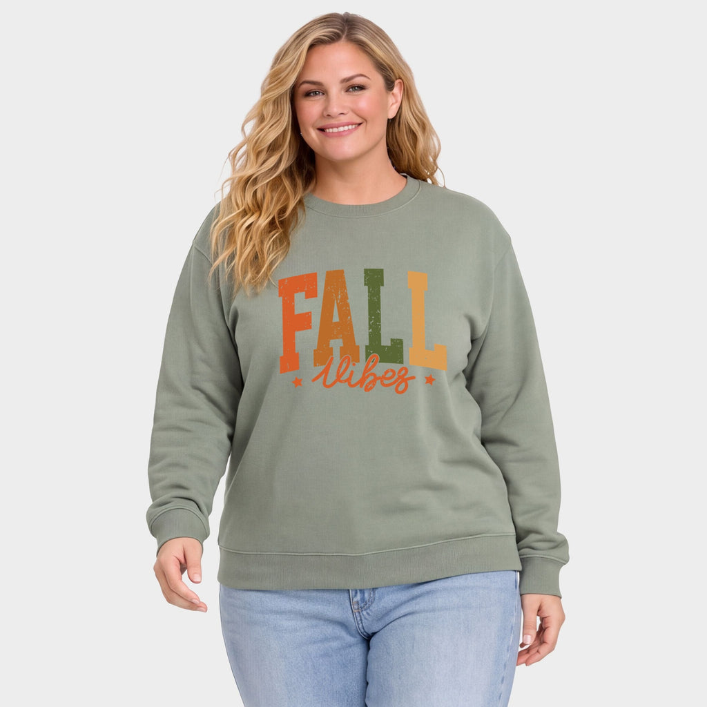 Fall Vibes Multi - Women's Plus Sized Graphic Sweatshirt product image 8
