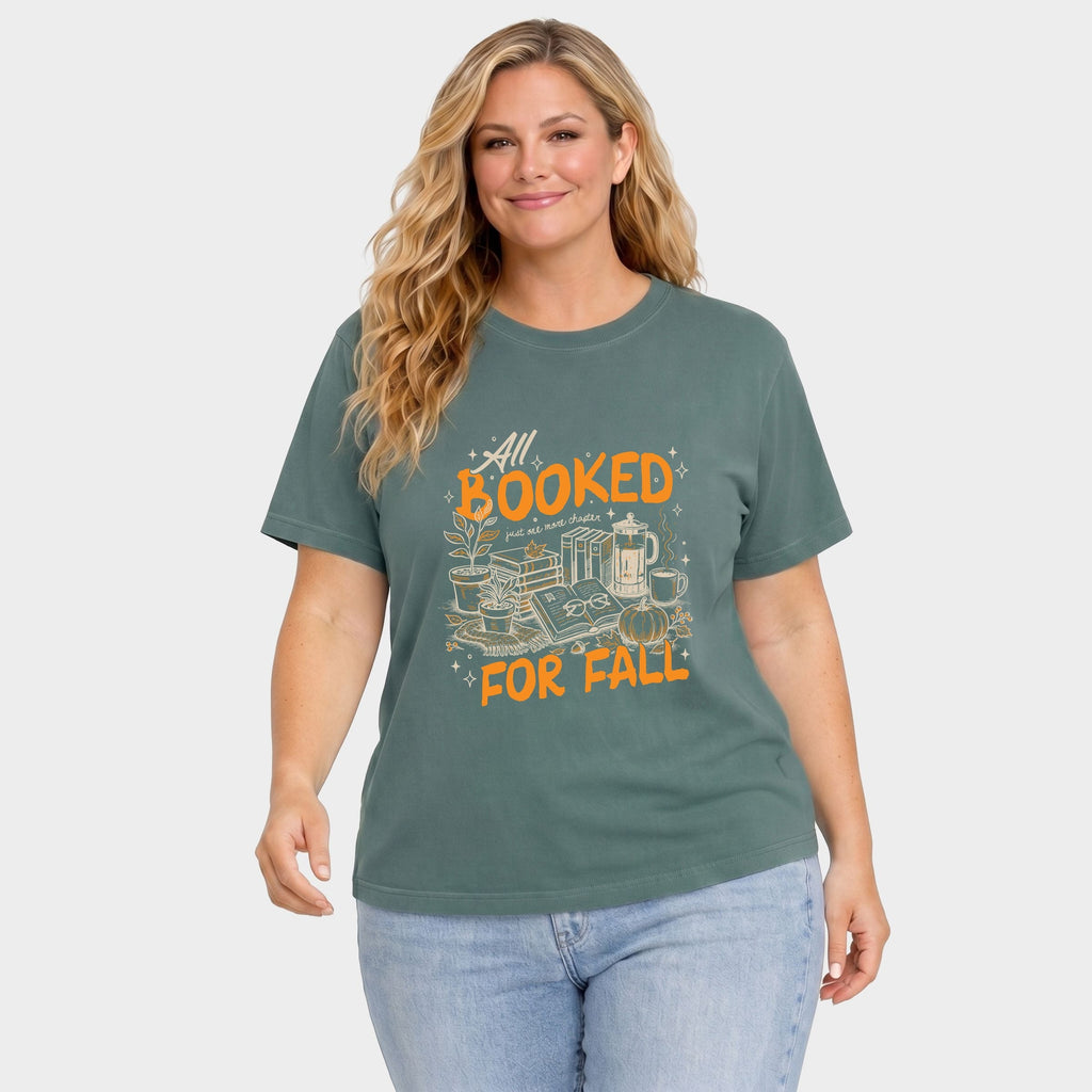 All Booked For Fall - Women's Plus Sized Garment Dyed product image 4