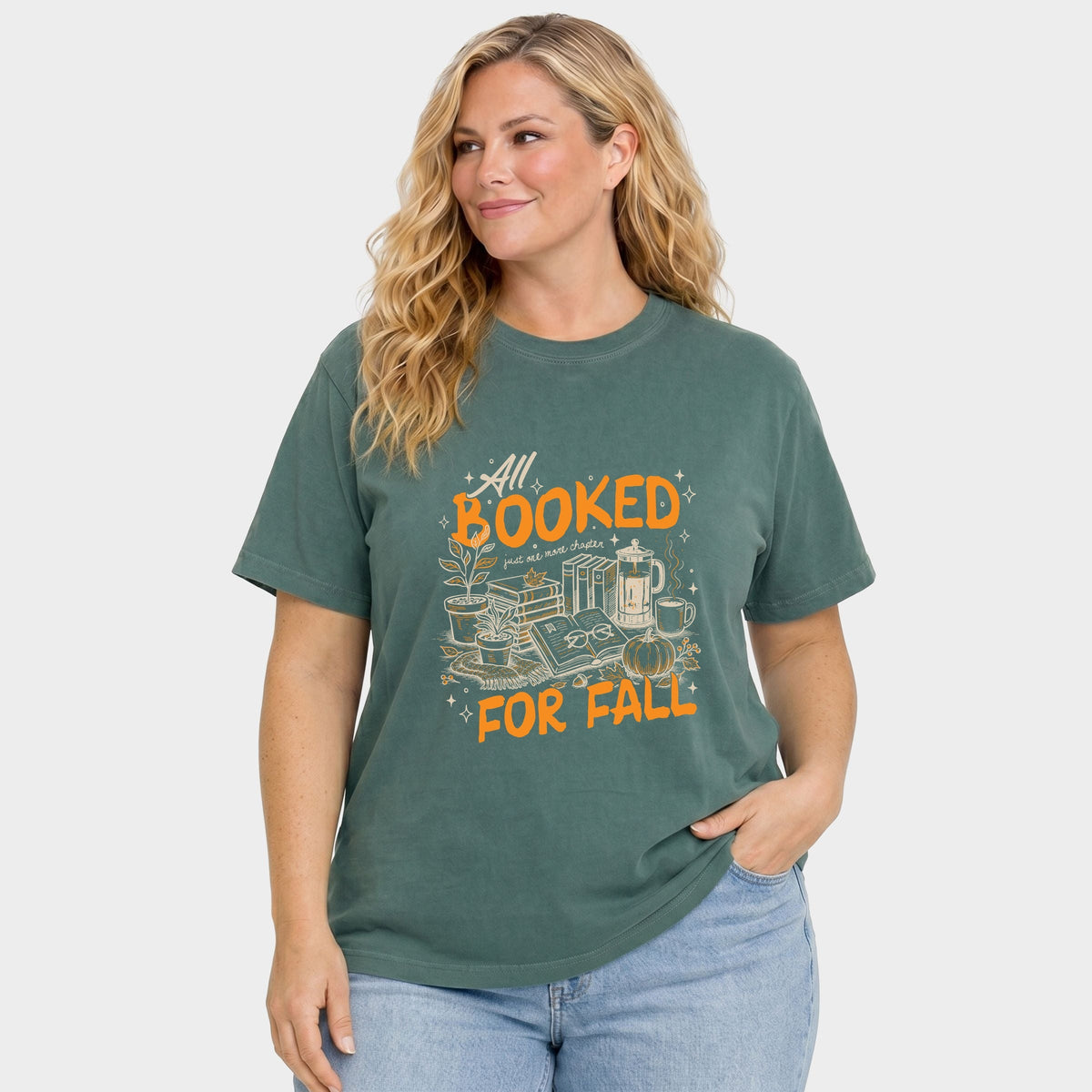 All Booked For Fall - Women's Plus Sized Garment Dyed product image 12