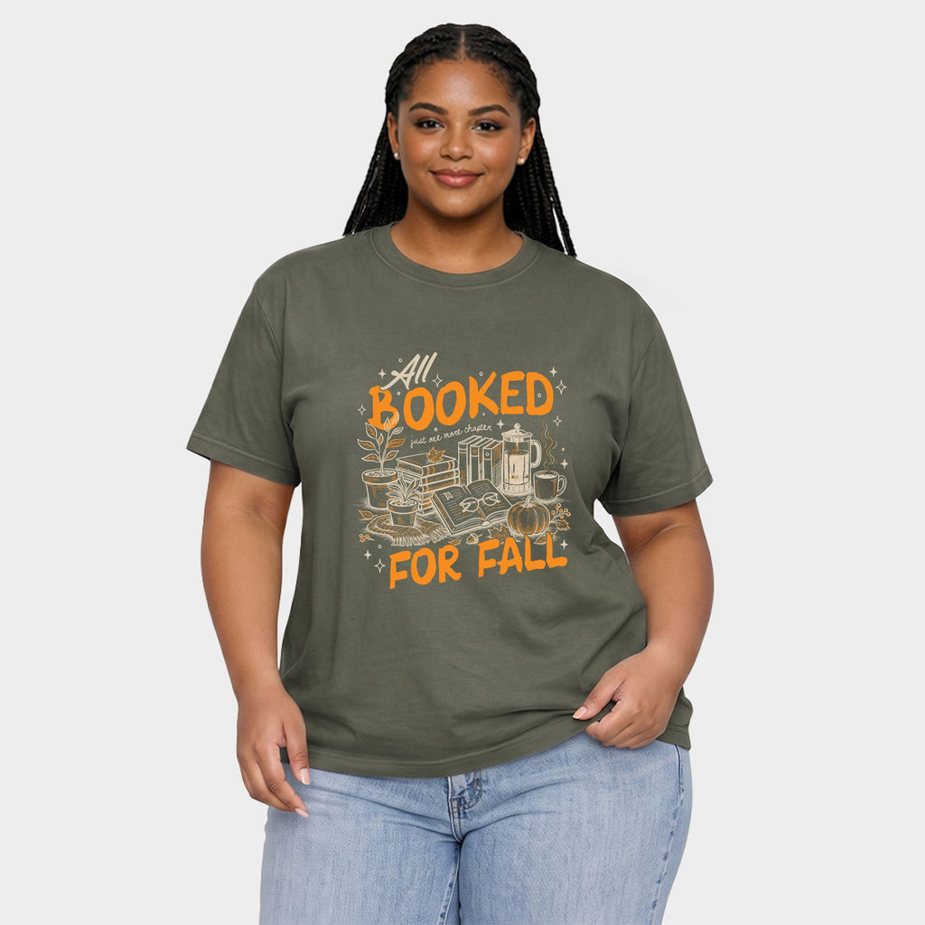 All Booked For Fall - Women's Plus Sized Garment Dyed product image 1