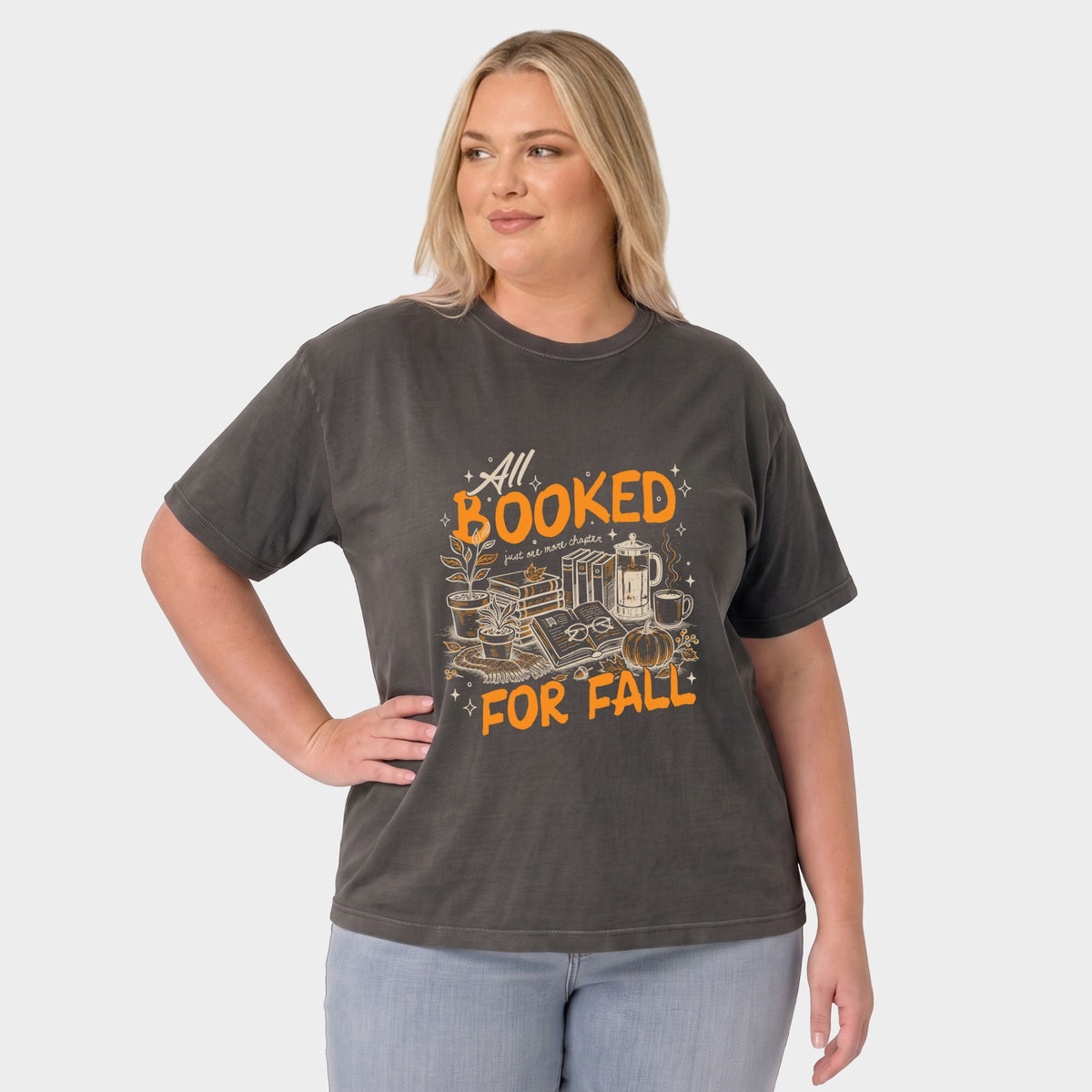 All Booked For Fall - Women's Plus Sized Garment Dyed product image 8
