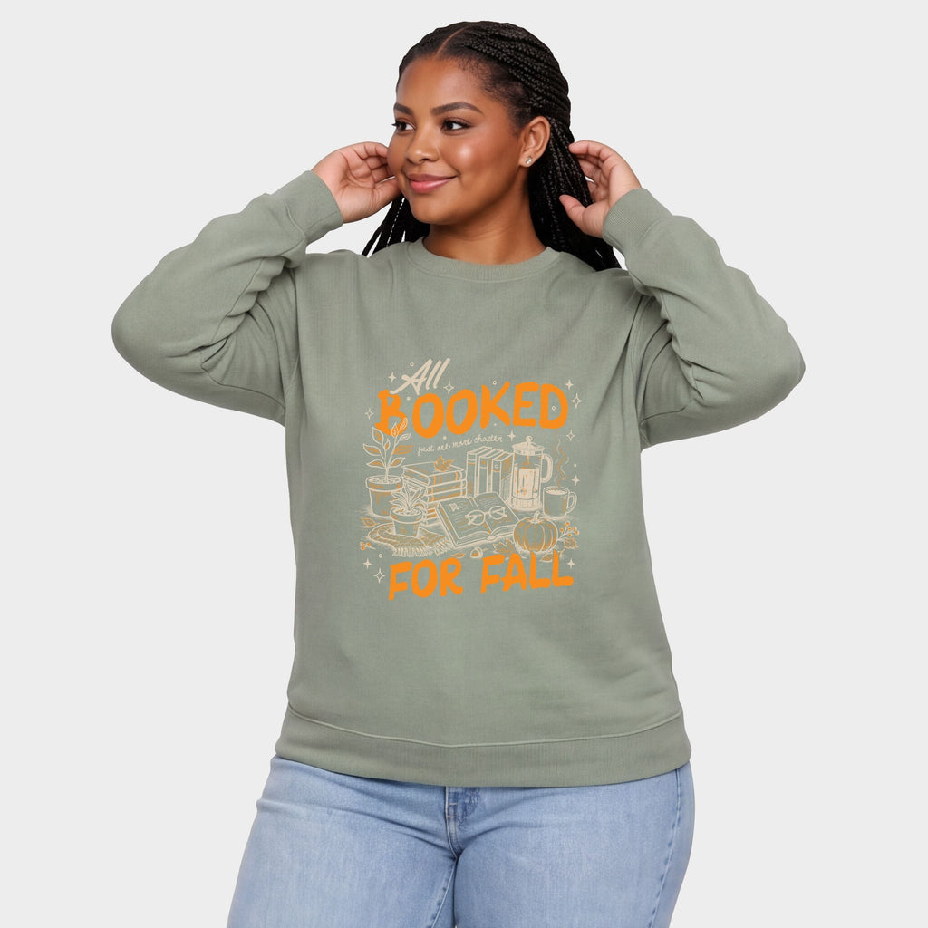 All Booked For Fall - Women's Plus Sized Graphic Sweatshirt product image 4