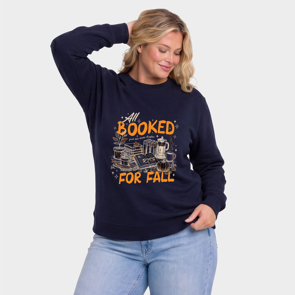 All Booked For Fall - Women's Plus Sized Graphic Sweatshirt product image 8