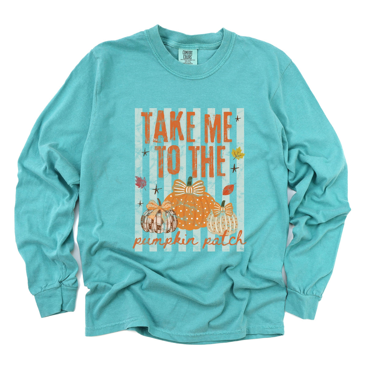 Take Me to the Pumpkin Patch Stripes - Women's Garment Dyed product image 2