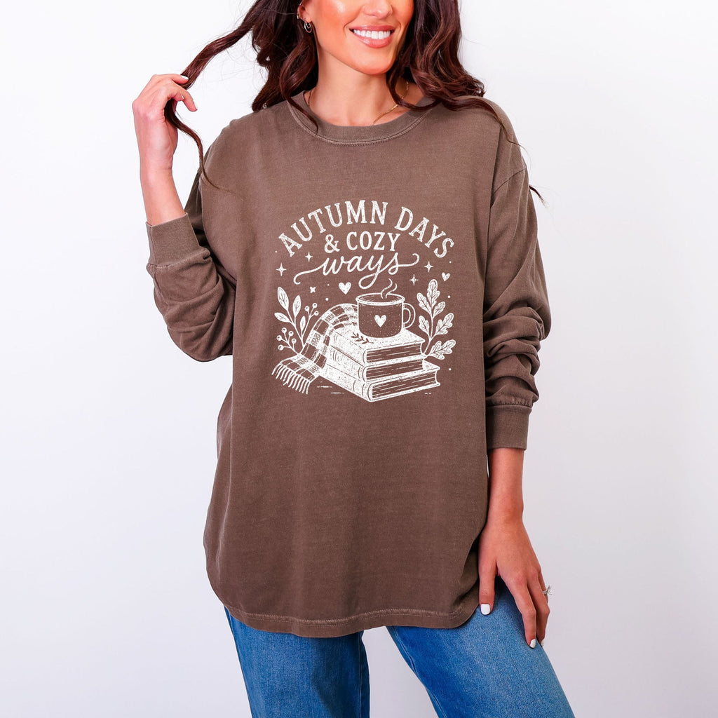 Autumn Days and Cozy Ways - Women's Garment Dyed Long product image 1