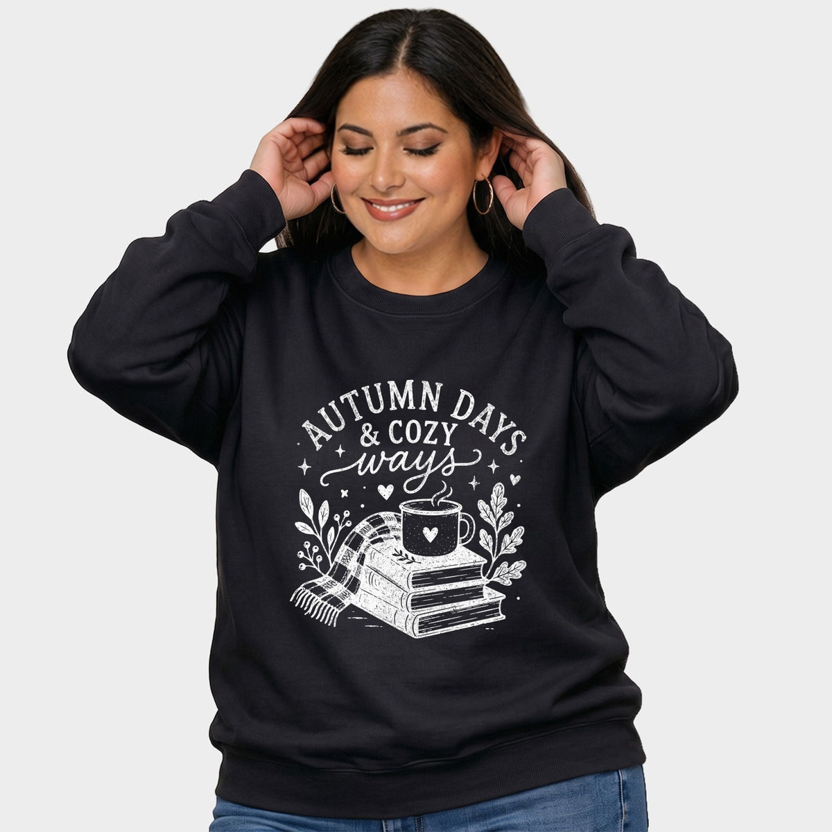 Autumn Days and Cozy Ways - Women's Plus Sized Graphic product image 5