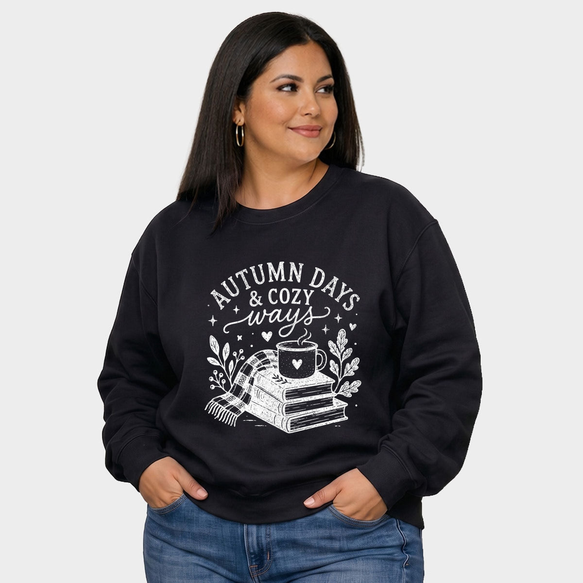 Autumn Days and Cozy Ways - Women's Plus Sized Graphic product image 4
