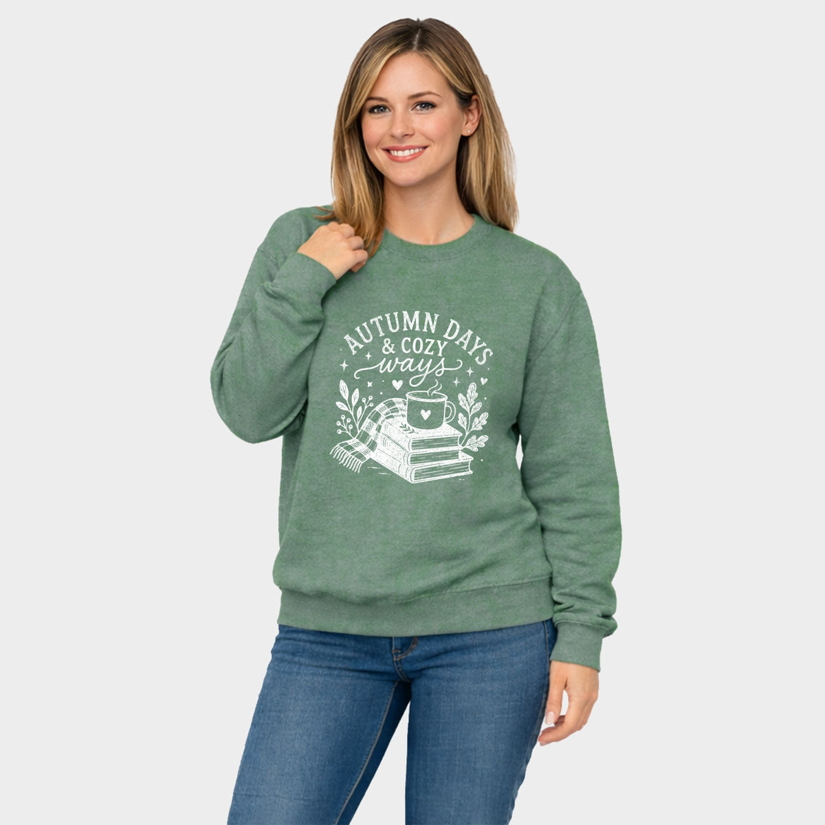 Autumn Days and Cozy Ways - Women's Graphic Sweatshirt product image 7