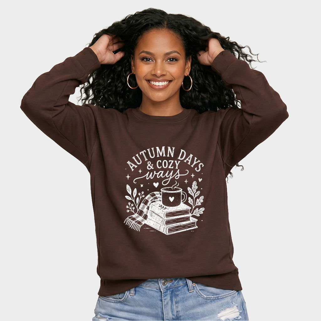 Autumn Days and Cozy Ways - Women's Graphic Sweatshirt product image 4
