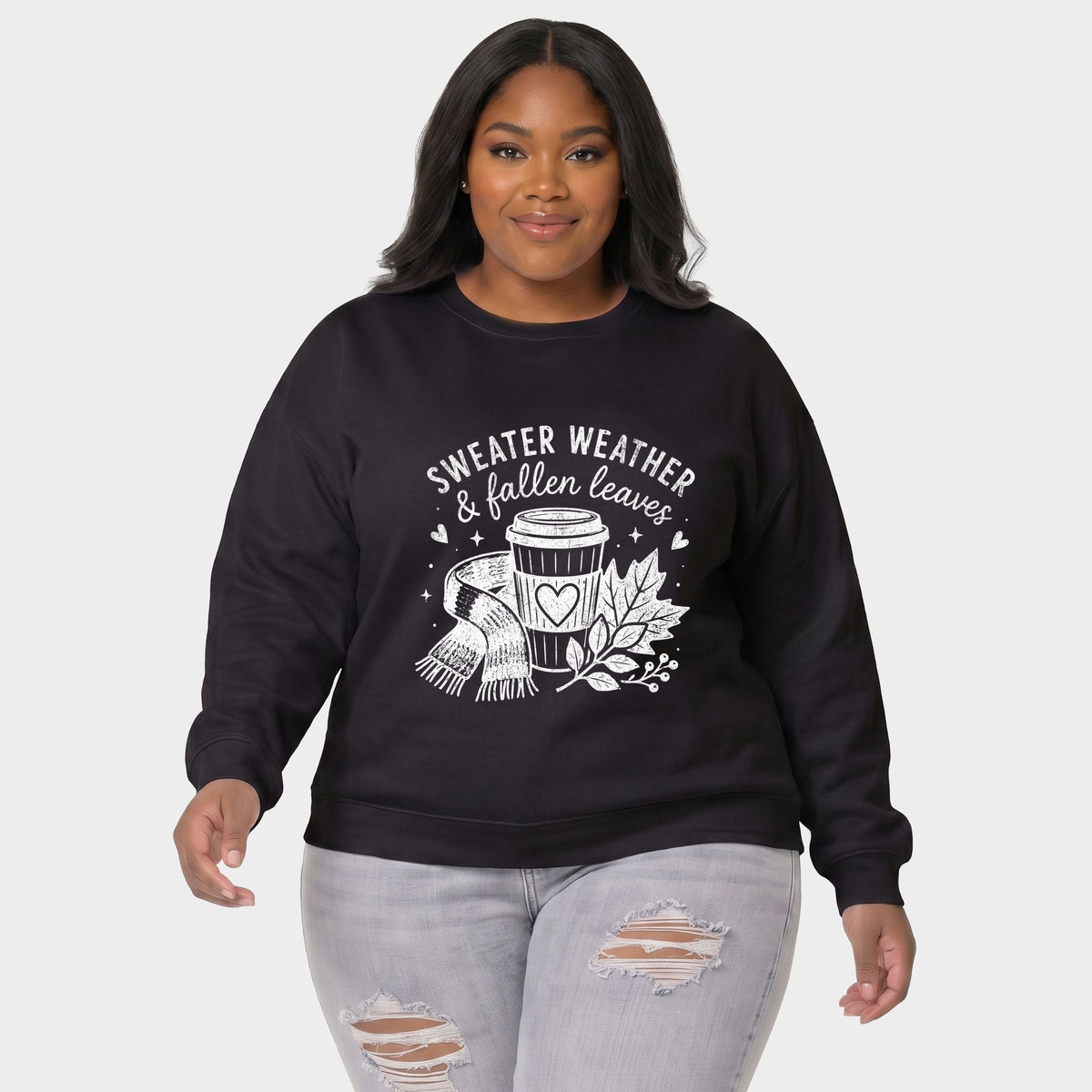 Sweater Weather and Fallen Leaves - Women's Plus Sized product image 1