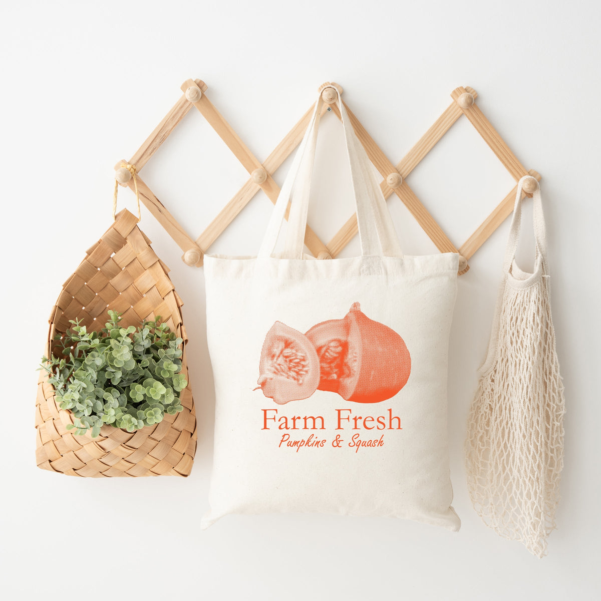 Farm Fresh Pumpkins and Squash - Canvas Tote