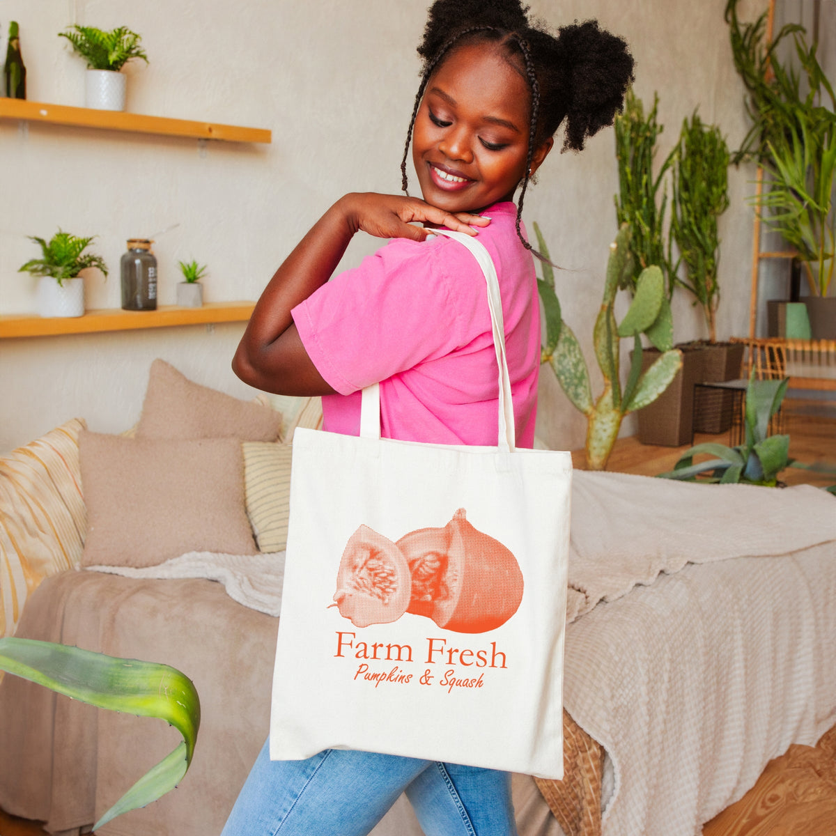 Farm Fresh Pumpkins and Squash - Canvas Tote